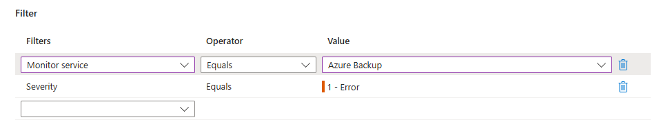 Azure portal alert processing rule details screen